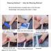 KEMKEY Handmade Nail Art Wear Nail Hand-painted Stars White False Nails Removable Long Models(1X) - Buy Online on GoSupps.com