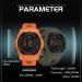 Findtime Men's Digital Pedometer Watch | 5ATM Waterproof Sports Stopwatch with Countdown Alarm | Green Military Tactical Design - Buy Online on GoSupps.com