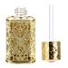 Buy Refillable Perfume Bottle Set - 3 Gold Arabian Essential Oil Bottles (3ml) | Vintage Travel Perfume Container - Fancy Retro Design - Buy Online on GoSupps.com