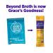 BEYOND BROTH Organic Vegan Vegetable Sipping Broth with Ginger, Basil, & Parsley | Digestion Support | Keto, Gluten Free, Whole 30, Non GMO | 18 Servings - Buy Online on GoSupps.com