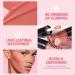Liquid Blush Soft Cream Blush for Cheeks Natural-Looking Matte Makeup Blush Stick Long-lasting Dewy Cheek Tint For High-pigment Color Moisturizing & Lightweight Blendable Face Blush Makeup (#03 1PC) - Buy Online on GoSupps.com