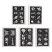 Buy 97 Reusable Airbrush Templates - Temporary Glitter & Fake Stencils for Creative Designs - International Shipping Available - Buy Online on GoSupps.com