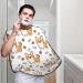 Cute Corgi Bone Beard Bib | Dog Paw Print Grooming Cloth & Apron | Perfect Gifts for Men - Buy Online on GoSupps.com