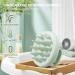 Head Massage Brush - Silicone Scalp Massager for Dandruff Hair Growth & Relaxation | Shop Green - Buy Online on GoSupps.com