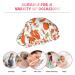 Cute Fox Waterproof Luxury Shower Cap for Women - Reusable Fashion Hat with Elastic - Ideal for Long, Short, Curly Hair (Color 10) - Buy Online on GoSupps.com