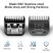 Best Stainless Steel Dog Clipper Blades - 3-Pack Compatible with Heiniger Andis Oster A5 Wahl KM10 - 7FC 5FC 4FC - Durable & High Performance - Buy Online on GoSupps.com