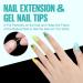 TOMICCA Short Square Nail Tips - 504Pcs Full Cover Clear False Nails for Nail Extension Home DIY Salon - 12 Sizes - Buy Online on GoSupps.com