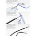 Lanomi Borderless Progressive Multifocal Reading Glasses - Anti-Blue Light Fashion Aid for Men & Women - Light Blue 1.5 Diopters - Buy Online on GoSupps.com