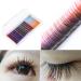 Color Gradient False Eyelashes | Colorful Handmade 10mm Long Natural Look Reusable Eyelashes - Shop Internationally - Buy Online on GoSupps.com