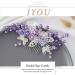 IYOU Pearl Wedding Hair Combs Purple Butterfly Bridal Sides Comb Flower Bridesmaid Bride Hair Accessories for Women - Buy Online on GoSupps.com