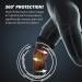 POWERLIX Knee Compression Sleeve - Knee Brace for Men & Women - Support for Running, Basketball, Weightlifting - Black (Large) - Buy Online on GoSupps.com