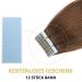 Yilite Tape Extensions Real Hair - 55cm Medium Brown 20 Pieces 50g - Invisible Silky Straight Skin Weft Tape-in Hair Extensions - Buy Online on GoSupps.com