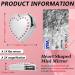 MiniPortable Compact Metal Cosmetic Mirror Elegant and Stylish Heart Shaped Mirror Portable Compact Metal Cosmetic Mirror Elegant and Stylish Heart Shaped Mirror 1X/2X Magnifying (Heart Silver) - Buy Online on GoSupps.com