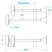 Seachoice Stainless Steel Dual Trumpet Horn - Vibration-Free Mounting Pad - 20-3/4 Long - 12V - Buy Online on GoSupps.com