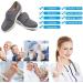 Men's Diabetic Edema Lightweight Walking Shoes | Wide Mesh Sneakers for Elderly Swollen Feet | Adjustable Strap, Easy On/Off | Plantar Fasciitis Relief - Gray, Size 13 - Buy Online on GoSupps.com
