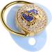 Premium Baby Pacifier for 6-18 Months | Soft Touch Silicone Antistatic Newborn-friendly - Blue - Buy Online on GoSupps.com