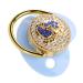 Bling Baby Pacifier - Soft Silicone Antistatic Skin-Friendly Design for 6-18 Months (Blue) - Buy Online on GoSupps.com