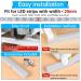 Muzata 6Pack 3.3ft Double Row LED Channel Cover Aluminum Profile Diffuser for Waterproof Strip Lights - 1M - Buy Online on GoSupps.com
