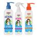Kids Lice Repelling Trio (Shampoo Spray and Conditioner) - Rosemary Citrus Cleanse and Nourish Daily Shampoo (12 FL OZ) Kids Rosemary Citrus Detangle & Shine Conditioning Spray (8.1 FL OZ) AND Kids Rosemary Citrus Smooth & Detangle Daily Conditioner (8.1 