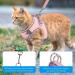BriFit Cat Dishes & Adjustable Harness - Reflective Outbreak-Proof Soft Vest for Cats & Puppies (Pink XS) | International Shipping Available - Buy Online on GoSupps.com
