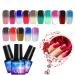 19 Colors Gel Nail Polish Set - 8ml Removable Summer Gradient | Durable DIY Nail Art & Beauty Gifts - Buy Online on GoSupps.com
