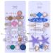 JOYJULY Hair Barrettes for Women - 14pcs Pearls Hair Clips Acrylic Resin Hair Pins Glitter Crystal Bobby Pins Hair Accessories for Women Girls colorful