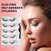 SAOTAENG Reusable Self Adhesive Natural Look Eyelashes - No Eyeliner or Glue Needed - Easy to Apply - 5 Pairs - Buy Online on GoSupps.com