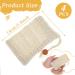 Soap Pouch 4-Pack | Natural Cotton & Sisal Soap Saver Bags | Eco-Friendly Travel Essential | Plastic-Free Soap Net for Foaming Drying & Massage - 5.5x3.34 in - Buy Online on GoSupps.com