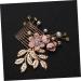 DOITOOL Flower Hair Accessories Wedding Hair Comb Pearl Hair Comb Jeweled Hair Combs Crystal Hair Comb Crystal Hair Accessories Hair Side Comb Bridal Side Comb Pink Rhinestones Bride Gem - Buy Online on GoSupps.com