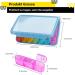7-Day Pillbox with 3 Compartments | German Medication Organizer | 21 Compartment Tablet Box for Daily Use - Blue Housing - Buy Online on GoSupps.com