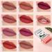  SAMERIO Rouge Cigarettes 10 Colors Lip Tint Set Long-Lasting 24-Hour Waterproof Matte Lip Tint - Buy Online on GoSupps.com