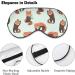 Red Panda Sleep Mask - Adjustable Blindfold for Men and Women - Blocks Light for Better Sleep - Ideal for Night, Travel, and Naps - Buy Online on GoSupps.com