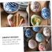 HOMSFOU 9 Pcs Sauce Bowl Tamari Sauce Soy Sauce Dishes Side Dish Dipping Sauce Dishes Japanese Seasoning Dish Appetizer Plate Food Sauce Dish Flavor Dish Household Ceramics Dessert Plate 12X11.2X5.4CMx3pcs Assorted Colorx3pcs - Buy Online on GoSupps.com