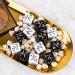 48-Piece MTG Dice Counters Set for Magic The Gathering | Creature Stats Buff Cube D6 Dice | CCG Card Game Accessory (Black & White) - Buy Online on GoSupps.com