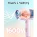 Wavytalk Mini Hair Dryer with Diffuser - 1600W Quiet & Lightweight Folding Blow Dryer in Pinky White | Ideal for Travel & International Shipping - Buy Online on GoSupps.com