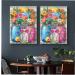 1set Flowers 30x40cm Floral 5d Full Drill Pictures Arts Craft for Home Wall Decoration - Buy Online on GoSupps.com