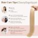 Tess Tape Extensions - Real Human Hair Medium Blonde #24 10 Pcs 18 (45cm) 25g | Remy Tape-In Hair Extensions - Buy Online on GoSupps.com