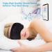 Joseche Bluetooth Sleep Headphones Eye Mask | Wireless 5.2 Music Travel Mask with Mic | Washable Black - Buy Online on GoSupps.com