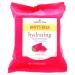 Burts Bees Hydrating Facial Cleanser Towelettes and Makeup Remover Wipes for All Skin Types with Watermelon Made with Repurposed Cotton 30 Count