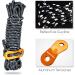 GEERTOP 6 Pack Reflective Guy Lines - Ultralight 4mm Tent Cords with Aluminum Adjuster Tensioner for Outdoor Camping and Hiking - Gray - Buy Online on GoSupps.com