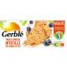 Gerblé Vitality, Shortbread Blueberry Rice Germ, Light in sugars, Palm oil free, 1 box of 12 cookies, 140 g