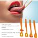 Oral Muscle Trainer Professional Plastic 4 Pieces Ergonomic Tongue Muscle Trainer for Children Dysarthria - Buy Online on GoSupps.com