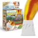 Inkee Foamy Volcano |Bathing bomb children in volcano-shape bathing ball children yellow red & orange with cola fragrance & macadamia oil super creamy 1x foamy Volcano