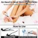 Toe Nail Clippers for Thick Nails Seniors Wide Jaw Opening Nail Clippers Ergonomic Toenail Clipper with Ear Cleaner Ear Wax Remover for Men Stainless Steel Ear Wax Removal Kit Fingernail Clippers - Buy Online on GoSupps.com