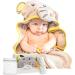 JM Organic Bamboo Hooded Baby Towel - Hypoallergenic & Absorbent - Perfect Baby Gift Set with Washcloth & Laundry Bag - Happy Elephant - Buy Online on GoSupps.com