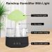 MIFXIN Cloud Rain Humidifier with 7 Colors LED Light and Aromatherapy Essential Oil Diffuser - Remote Control, Desk Fountain, Bedside Sleeping Relaxation - Black 2024 - Buy Online on GoSupps.com