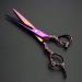 5.5 inch and 6 Inch Purple Hairdressing Scissors Barber Professional Hair Scissors Hand-cutting and Thinning Scissors (6 inch Set) - Buy Online on GoSupps.com