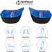 FeetTouch 3/4 High Arch Rigid Orthotics for Plantar Fasciitis - Blue Men9-11/Women10-12 - Buy Online on GoSupps.com