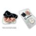 Josei 3pc Pure Silk Hair Scrunchies Set in Black, White & Pink with Rhinestones - Elastic Hair Bands for Women & Girls - Buy Online on GoSupps.com