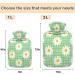 NAANLE 2L Hot Water Bottle with Plaid Flower Cover - Relief for Menstrual Cramps & Cold Therapy - Buy Online on GoSupps.com